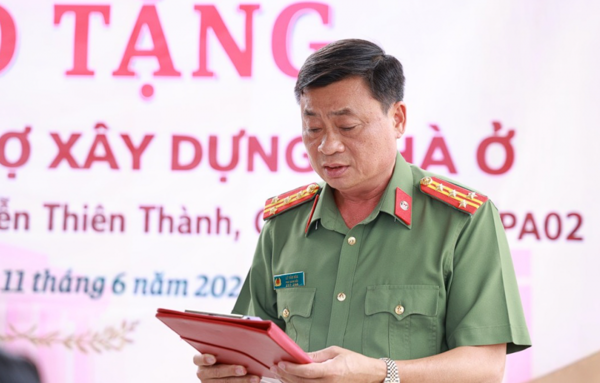 Quảng Trị: Trao 250 triệu đồng xây dựng nhà tình nghĩa cho cán bộ An ninh