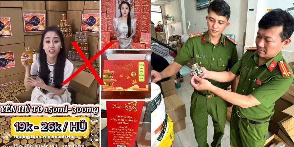 Triệt phá đường dây bán yến chưng giả quy mô hơn 15 tấn qua mạng xã hội