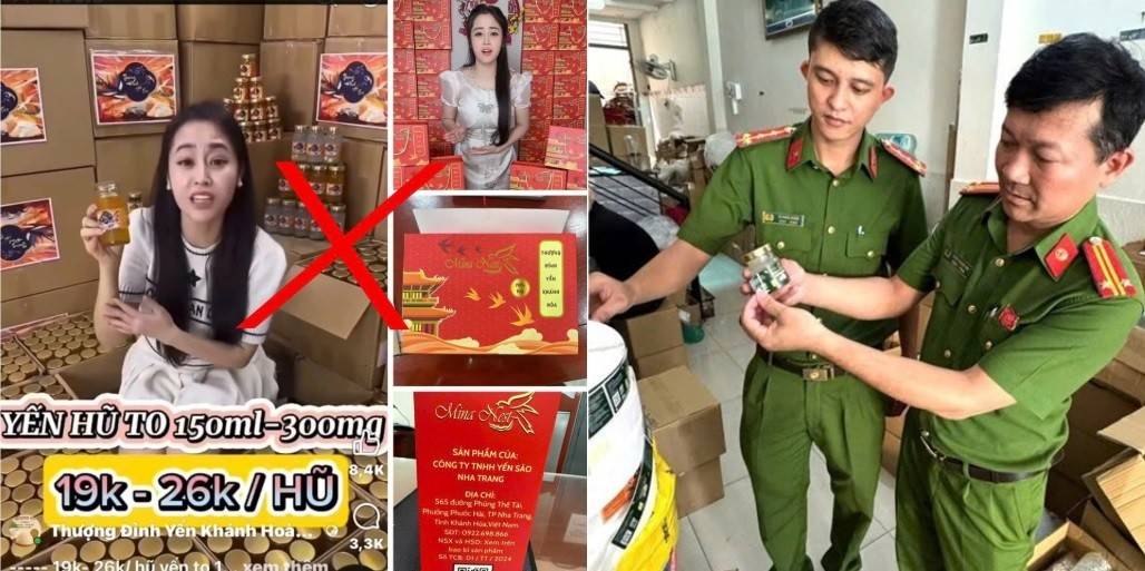 Triệt phá đường dây bán yến chưng giả quy mô hơn 15 tấn qua mạng xã hội