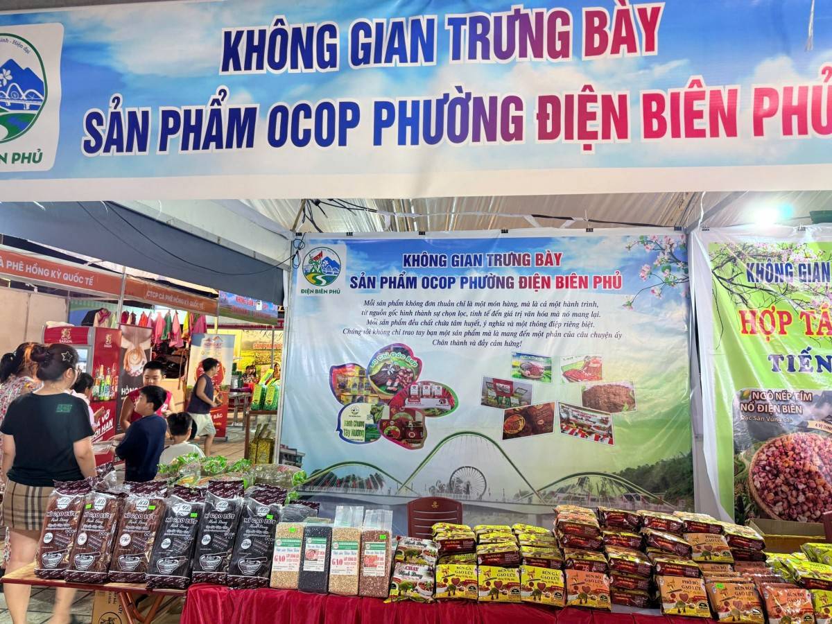 Hơn 200 gian hàng làm nóng Hội chợ OCOP Điện Biên 2026