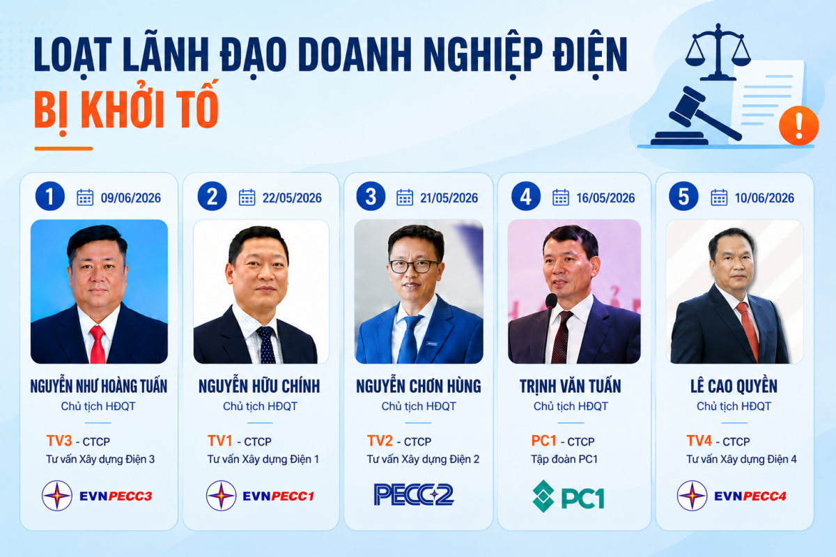 Đại án ngành điện lực: Hàng loạt chủ tịch, tổng giám đốc bị khởi tố