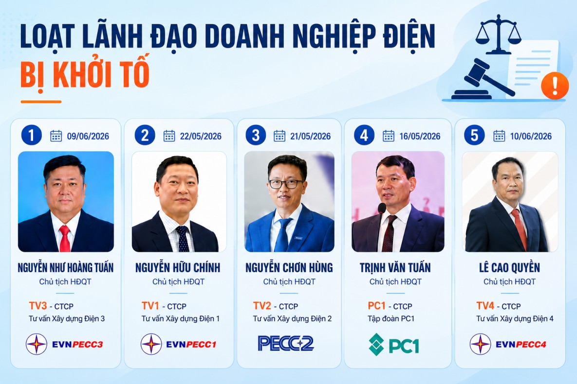 Đại án ngành điện lực: Hàng loạt chủ tịch, tổng giám đốc bị khởi tố