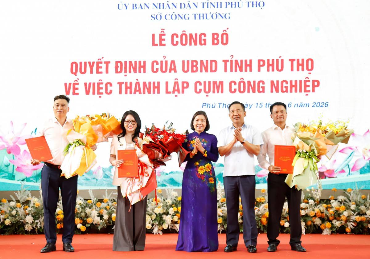 Phú Thọ thành lập 3 cụm công nghiệp, mở rộng dư địa hút đầu tư