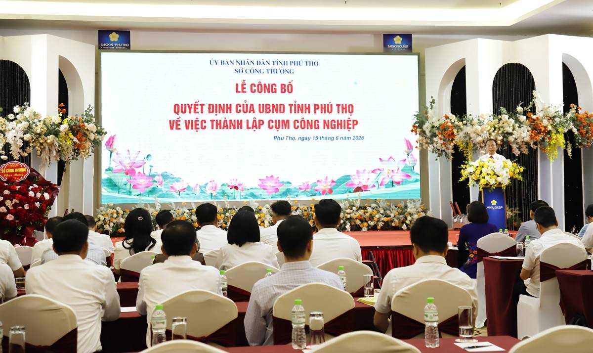 Phú Thọ thành lập 3 cụm công nghiệp, mở rộng dư địa hút đầu tư