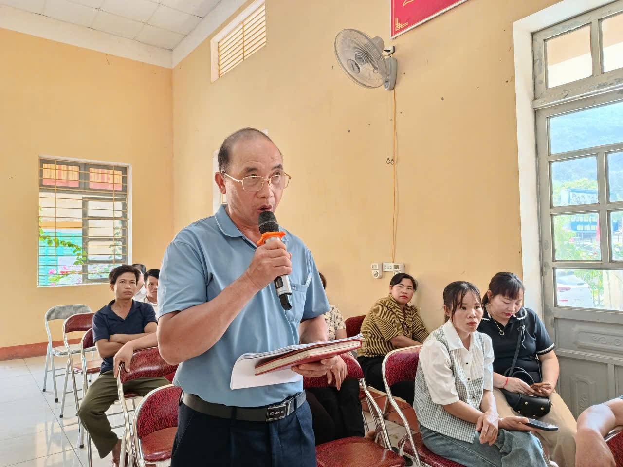 Các ý kiến phát biểu về việc 