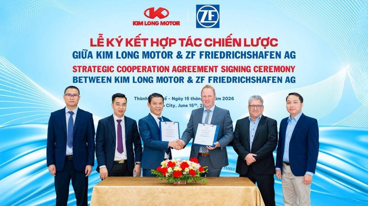 Kim Long Motor bắt tay ZF Group của Đức, giành quyền dịch vụ hậu mãi xuyên lục địa