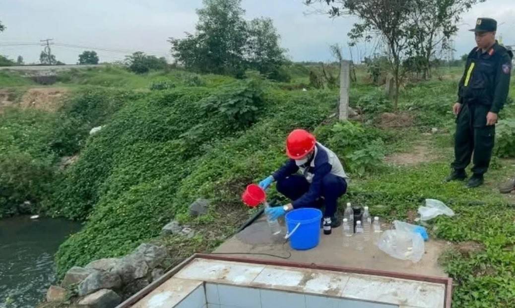 Kết quả lấy mẫu nước thải đầu vào và đầu ra của nhà máy xác định thông số Niken trong nước thải vượt quy chuẩn kỹ thuật cho phép trên 5 lần.