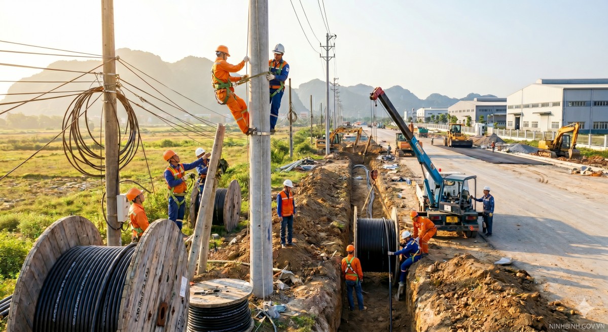 Phê duyệt dự án di chuyển đường điện Tam Điệp, tỉnh Ninh Bình