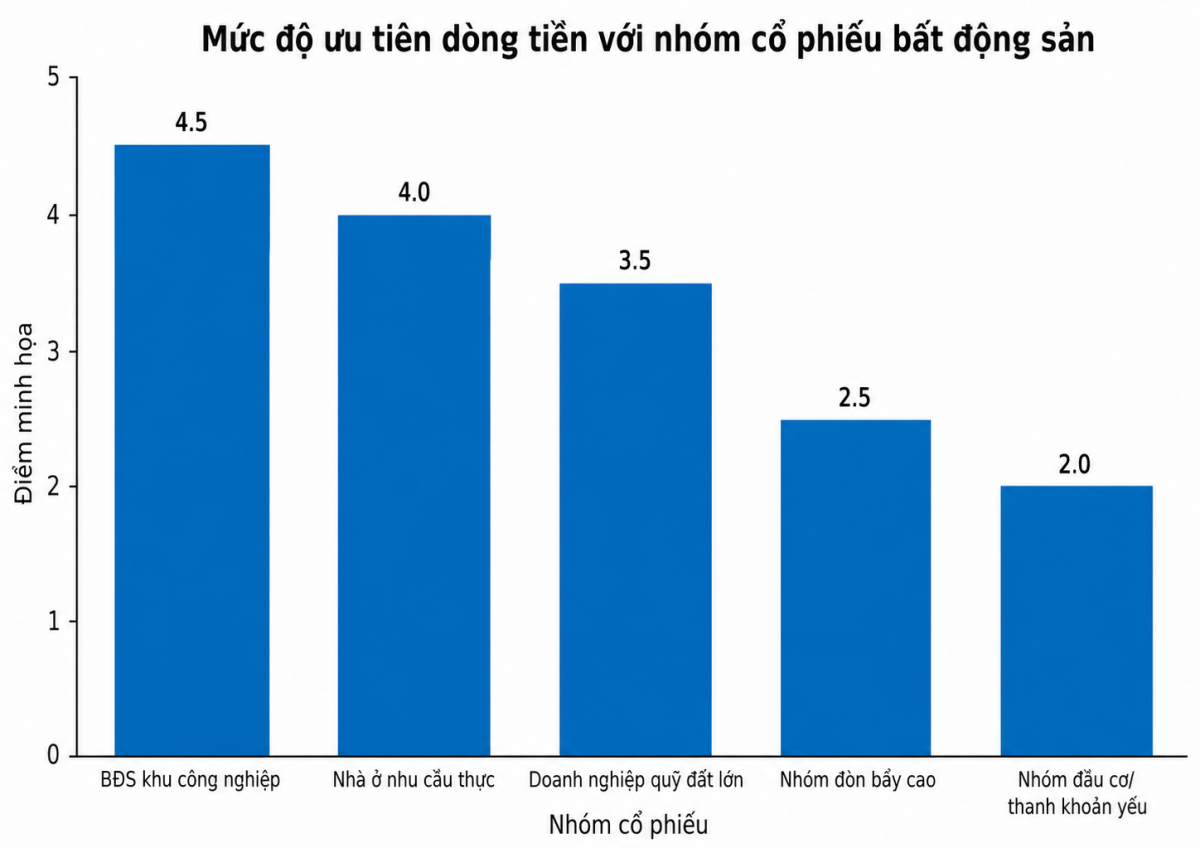 Cổ phiếu bất động sản phân hóa trong nửa cuối tháng 6/2026