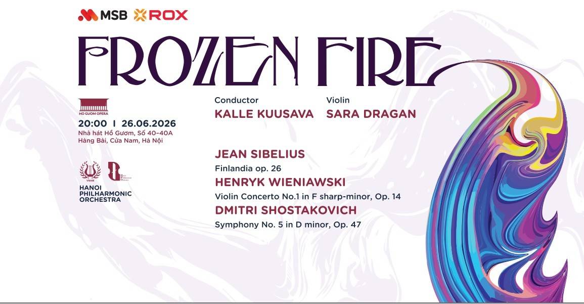 Tài năng violin trẻ Sara Dragan trở lại Hà Nội cùng “Frozen Fire”