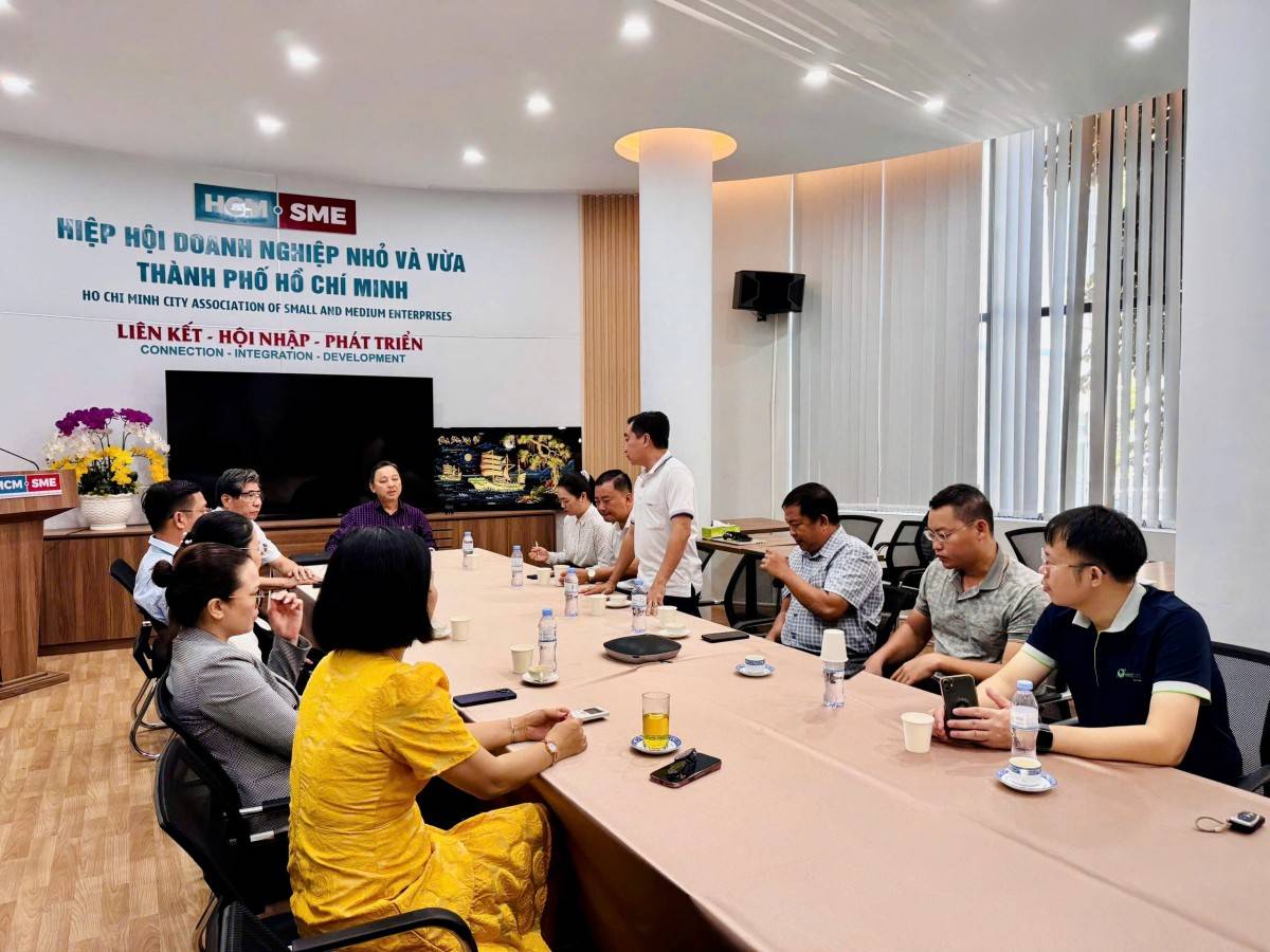 Hiệp hội Doanh nghiệp nhỏ và vừa TP. Hồ Chí Minh thảo luận kế hoạch thành lập Hội khu vực Bà Rịa
