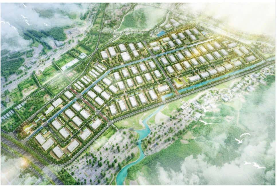 Phối cảnh tổng thể Khu B - Khu công nghiệp Thọ Lộc