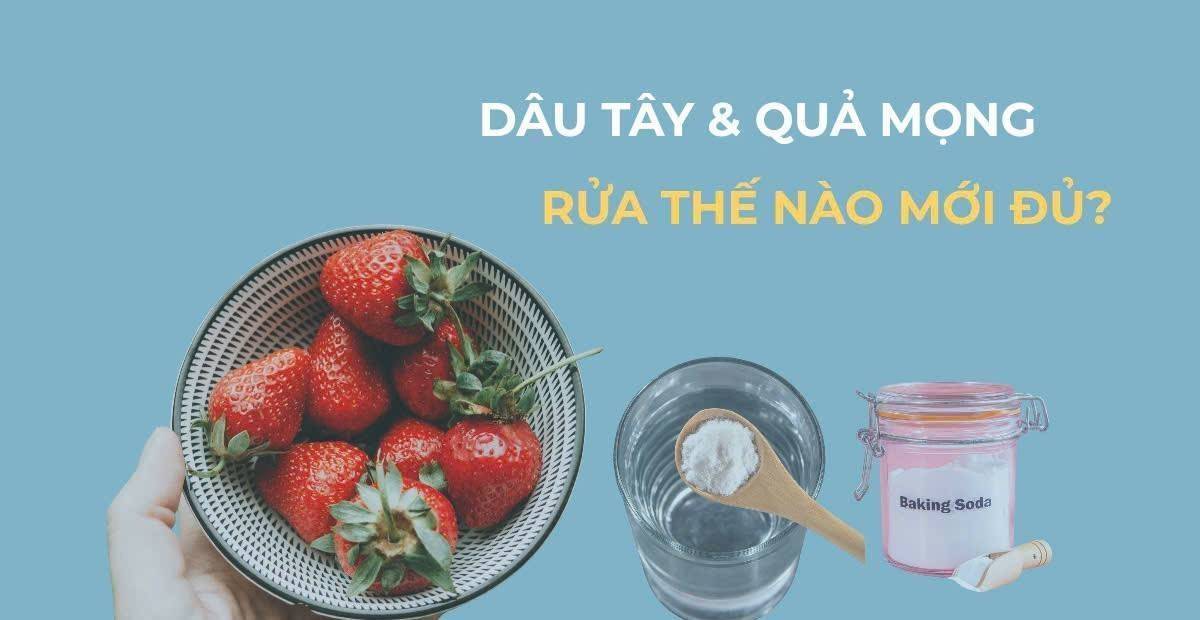 Cách giảm thuốc trừ sâu trên quả mọng mùa hè an toàn