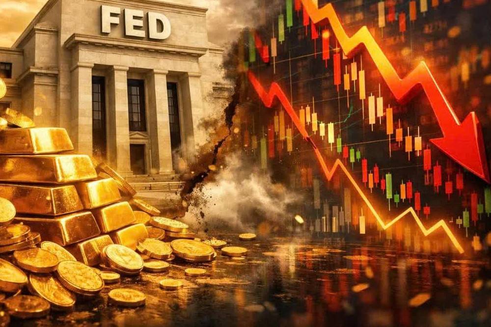 Fed giữ nguyên lãi suất, giá vàng thế giới lao dốc