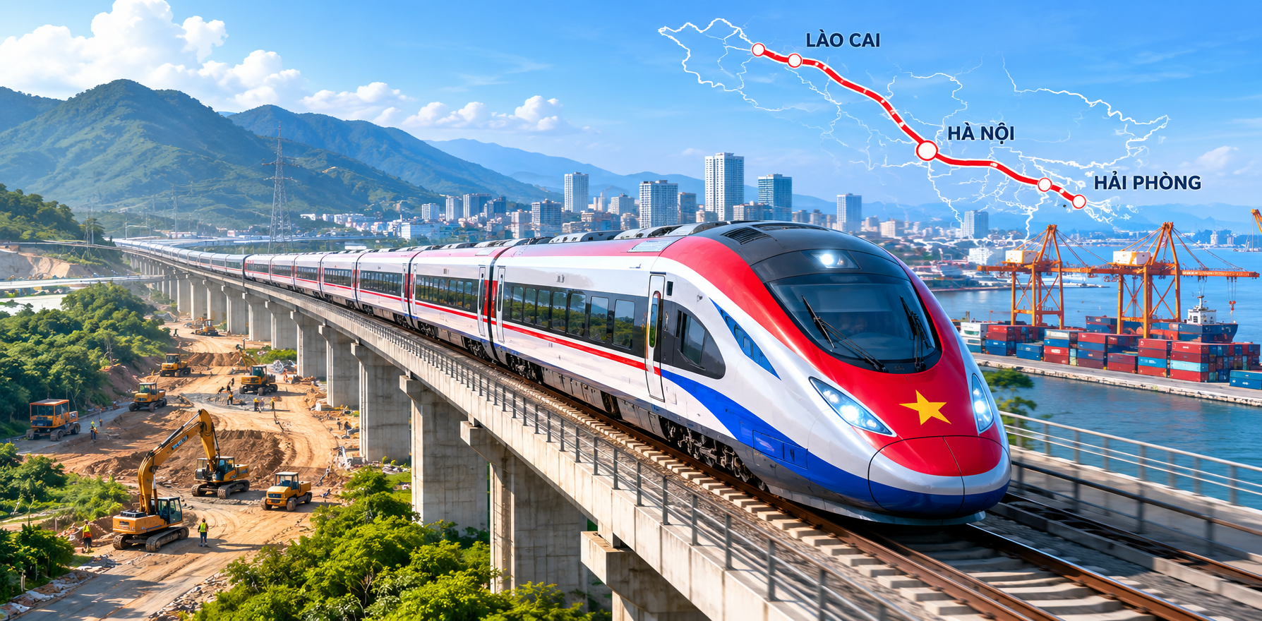 Tuyến đường sắt  Lào Cai - Hà Nội - Hải Phòng mới mở không gian tăng trưởng cho Lào Cai