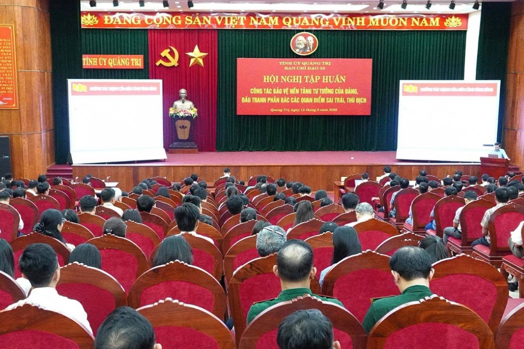 Quảng Trị nâng cao năng lực cán bộ làm công tác bảo vệ nền tảng tư tưởng của Đảng