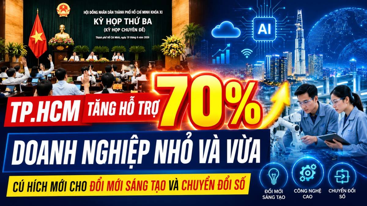 Hỗ trợ doanh nghiệp nhỏ và vừa tại TP.HCM trong đổi mới sáng tạo và chuyển đổi số