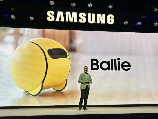Samsung Ballie được phát triển như một robot quản gia AI có khả năng tự di chuyển trong nhà, tương tác với người dùng và điều khiển toàn bộ hệ sinh thái nhà thông min