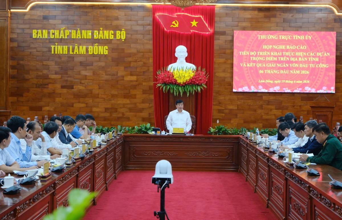 Lâm Đồng tập trung tháo gỡ điểm nghẽn, tăng tốc giải ngân đầu tư công và các dự án trọng điểm