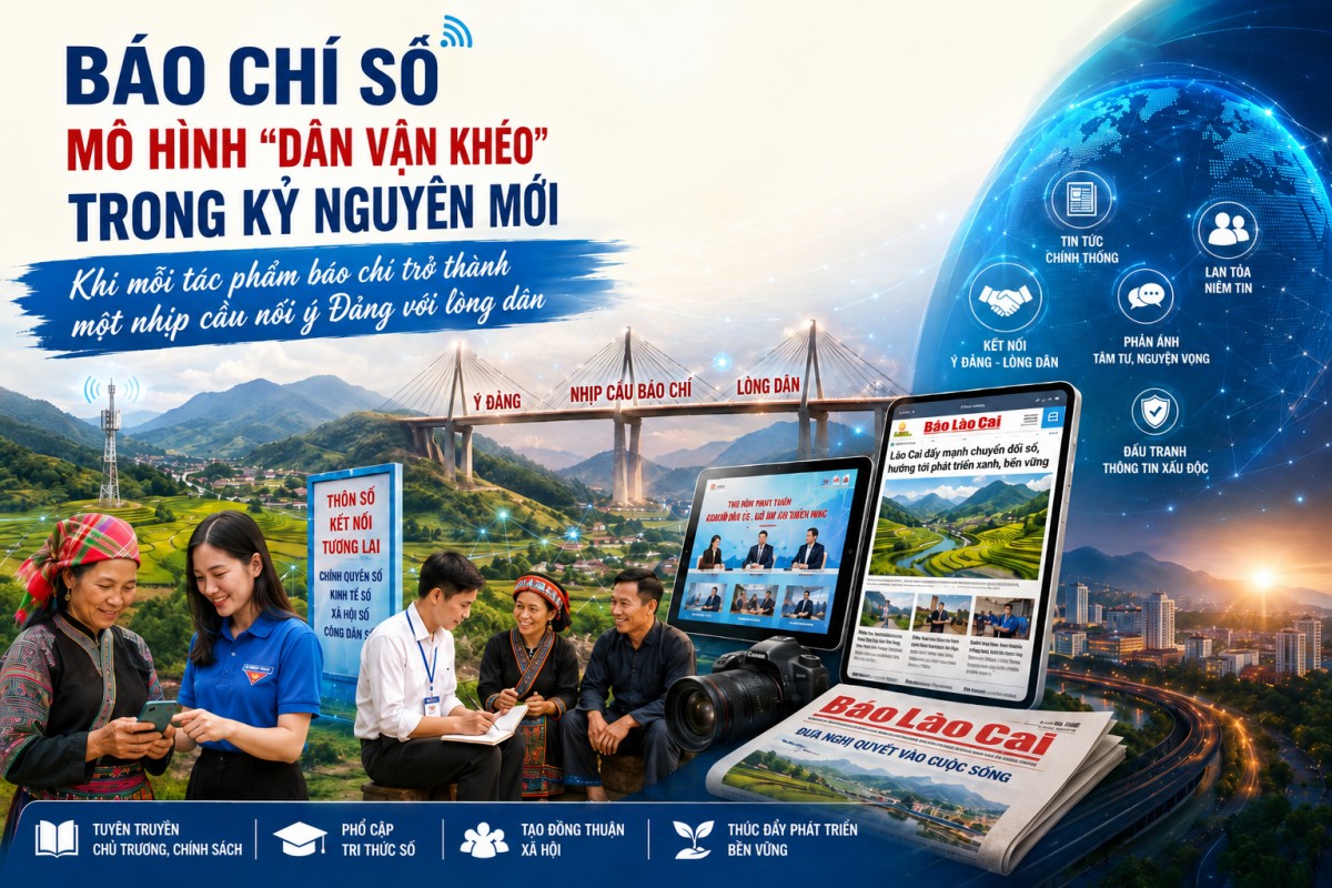 Báo chí số - Mô hình “dân vận khéo” trong kỷ nguyên mới