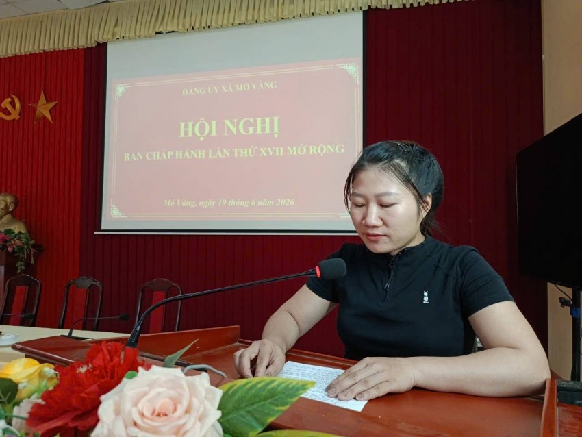 Đại diện doanh nghiệp mới thành laaoj phát biểu ý kiến