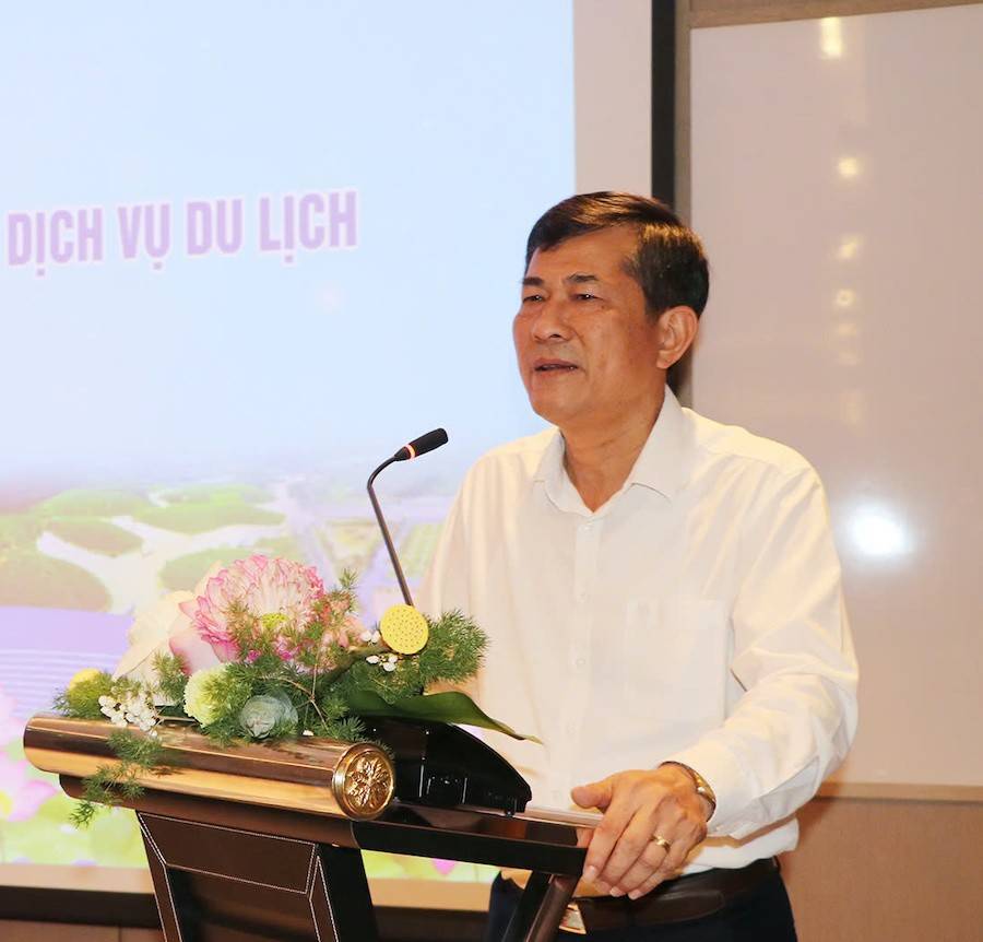 Ông Thái Văn Thành - Phó Chủ tịch UBND tỉnh Nghệ An đặt vấn đề tại hội nghị