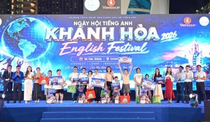 Ngày hội "Người dân Khánh Hòa nói tiếng Anh" thu hút gần 8.000 lượt người tham dự