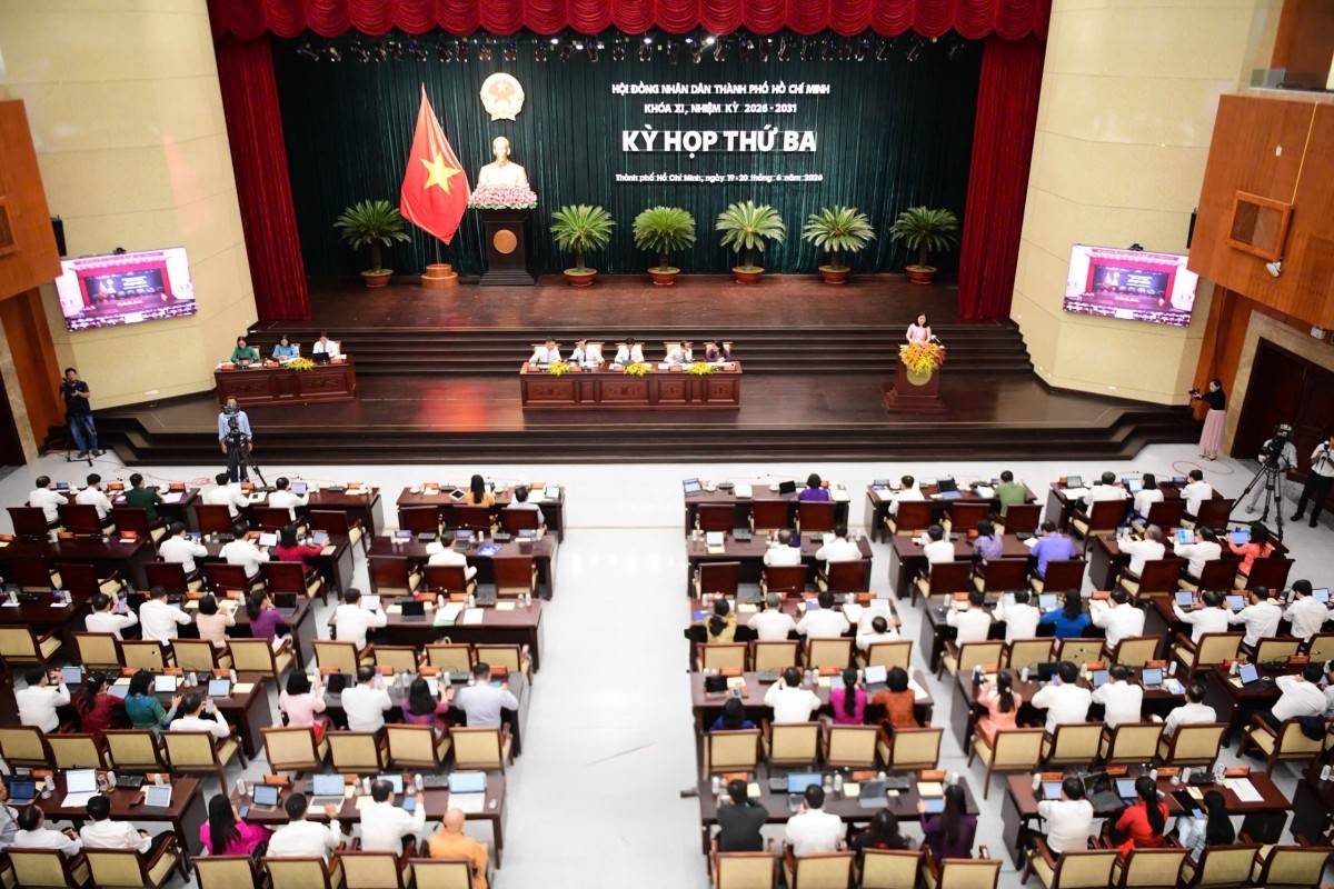 Toàn cảnh kỳ họp thứ ba Hội đồng nhân dân TP. Hồ Chsi Minh