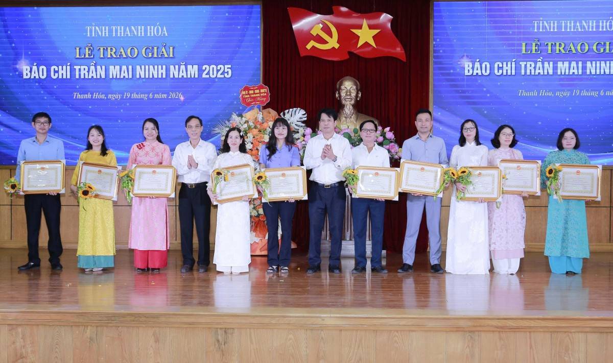 Tạp chí Doanh nghiệp và Hội nhập đoạt giải B, Giải Báo chí Trần Mai Ninh năm 2025