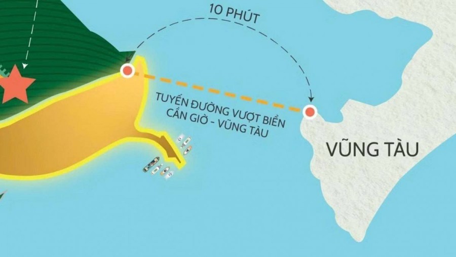 Đại dự án hơn 93.000 tỷ đồng: Vượt biển Cần Giờ sang Vũng Tàu chỉ mất 10 phút