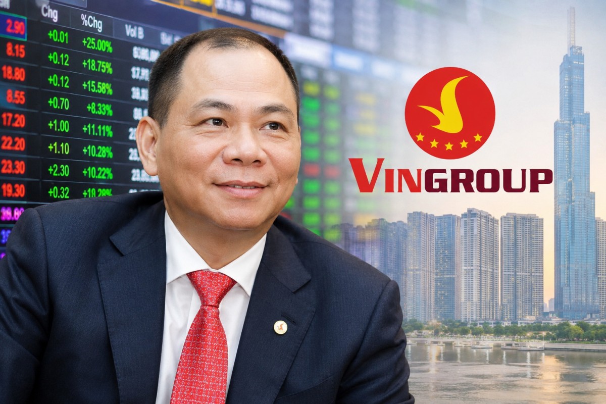 Tài sản tỷ phú Phạm Nhật Vượng tăng gần 2 tỷ USD trong một ngày