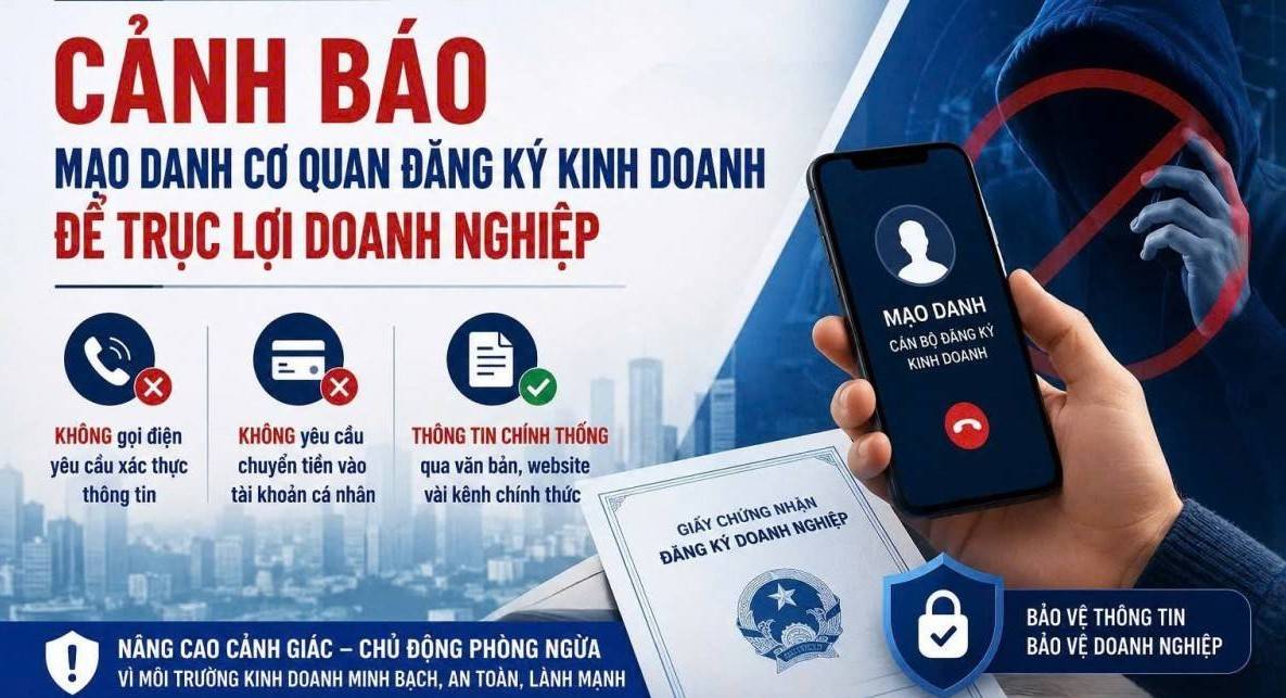 Cảnh giác chiêu trò mạo danh cơ quan đăng ký kinh doanh để trục lợi từ doanh nghiệp mới thành lập