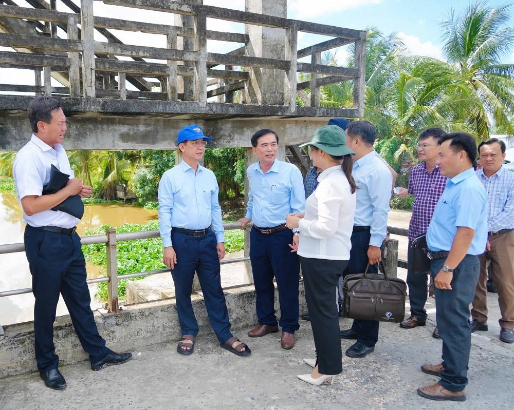 Hiện trường cống Chệt Nêu trong giai đoạn chuẩn bị đầu tư xây dựng