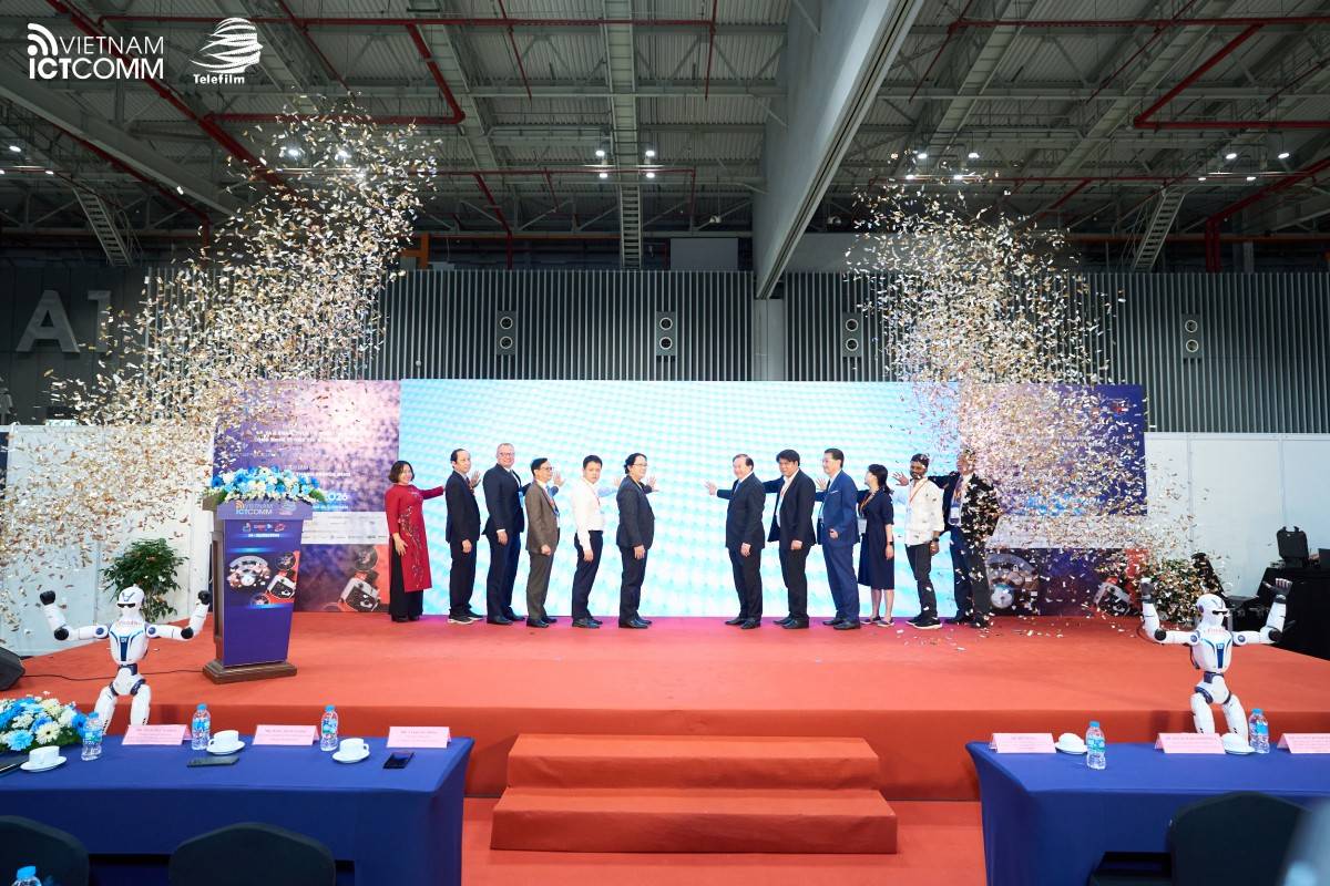 Vietnam ICTCOMM 2026 và TELEFILM Vietnam 2026 quy tụ hơn 200 doanh nghiệp, thúc đẩy kết nối công nghệ và công nghiệp nội dung số