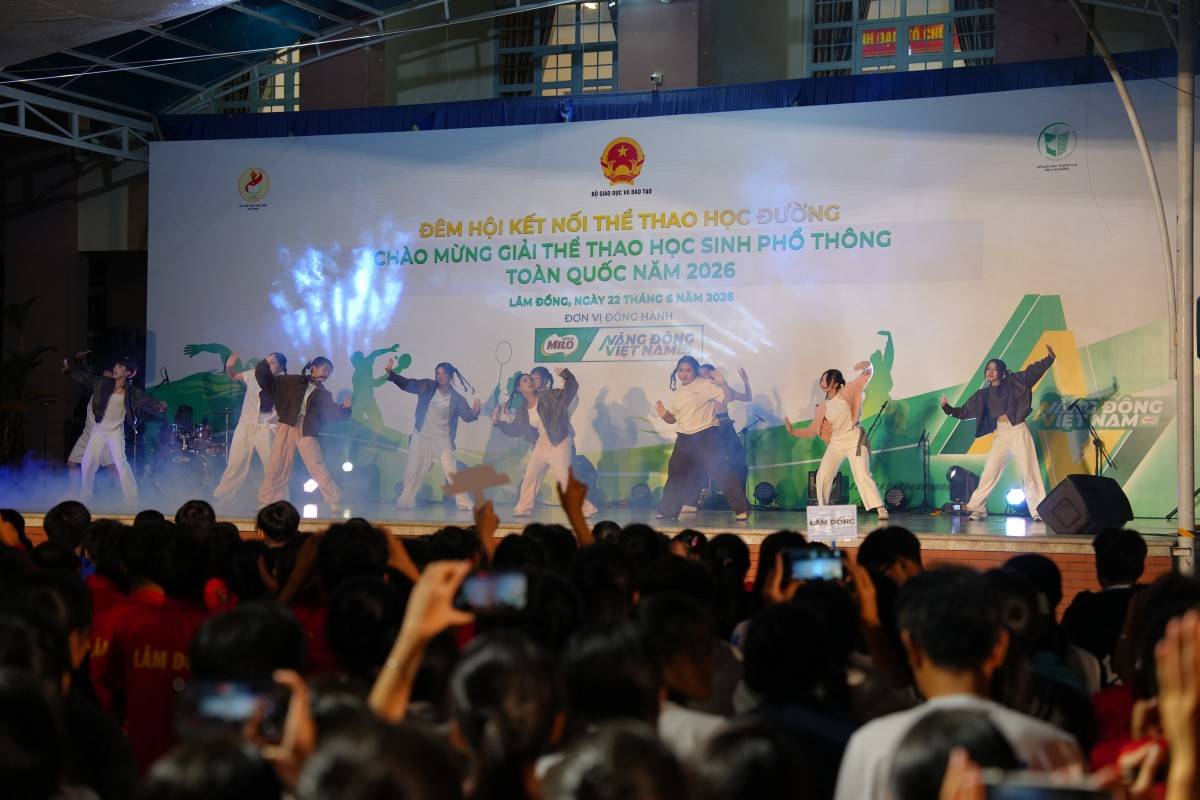 Một số hình ảnh tại đêm hội Gala chào mừng Giải Thể thao học sinh Phổ thông Toàn quốc