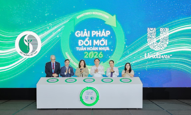 Hôm nay, Cục Môi trường, Bộ Nông nghiệp và Môi trường cùng Unilever Việt Nam phát động cuộc thi “Giải pháp Đổi mới Tuần hoàn Nhựa 2026” trong khuôn khổ hợp tác chiến lược 2026 - 2030