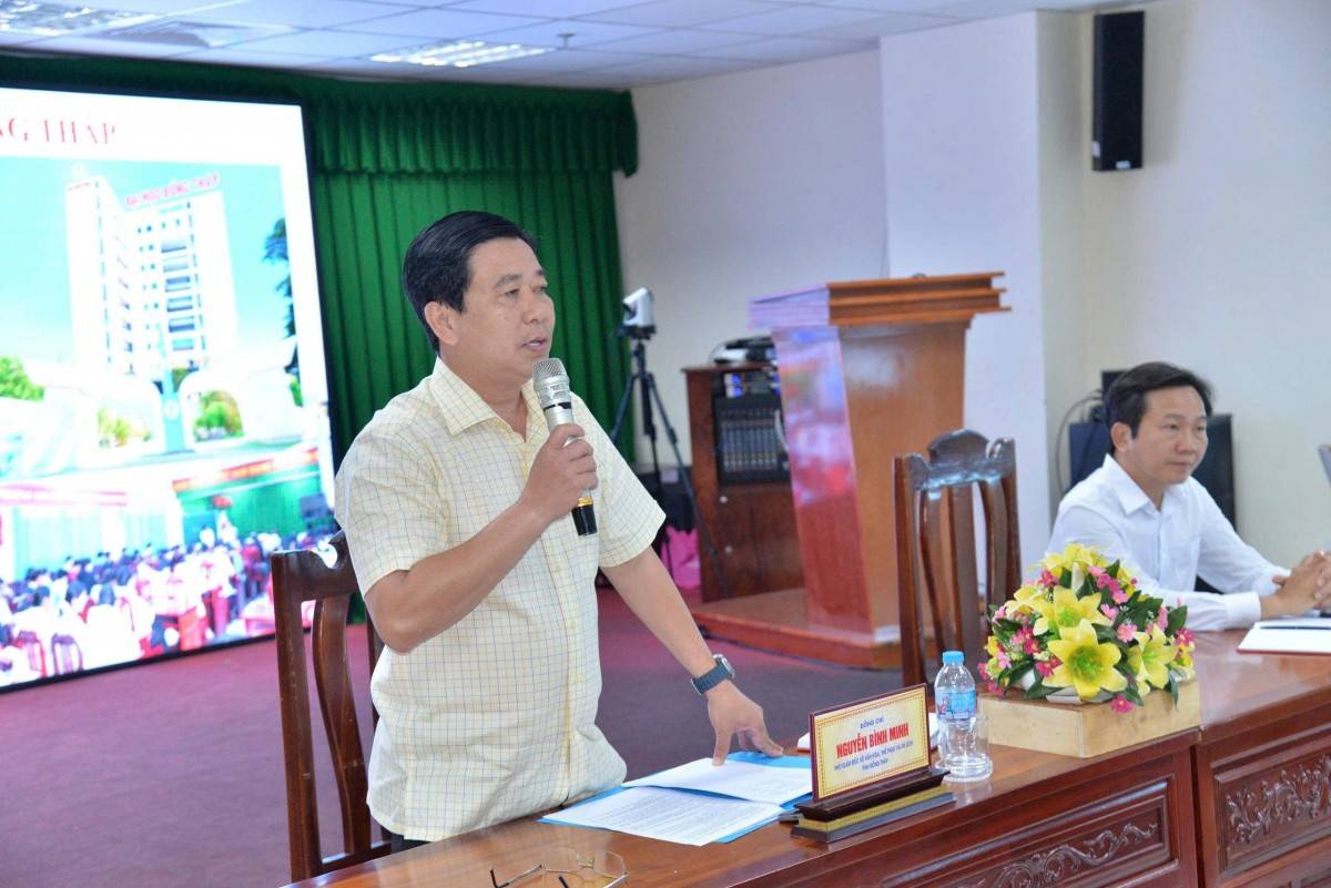 Phó Giám đốc Sở Văn hóa, Thể thao và Du lịch Nguyễn Bình Minh định hướng công tác tuyên truyền trong thời gian tới