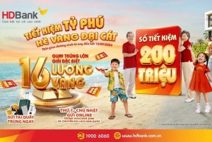 Hàng chục khách hàng HDBank trúng thưởng sổ tiết kiệm “trăm triệu” và chuyến du lịch Hàn Quốc hấp dẫn