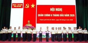 TP. Hồ Chí Minh: Vùng 2 Hải quân tổ chức Hội nghị quân chính 6 tháng đầu năm 2026