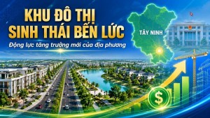 Khu đô thị sinh thái Bến Lức tạo động lực phát triển kinh tế địa phương mới