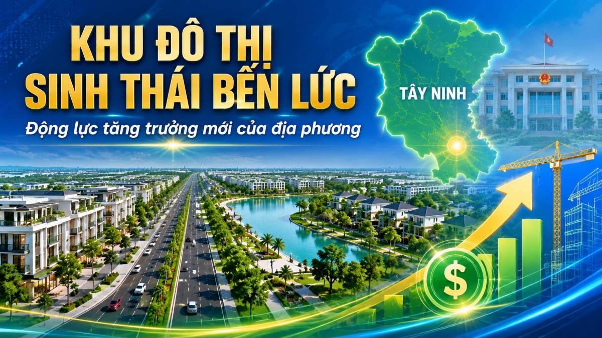 Khu đô thị sinh thái Bến Lức giai đoạn 1 được giao đất triển khai đầu tư theo quy hoạch