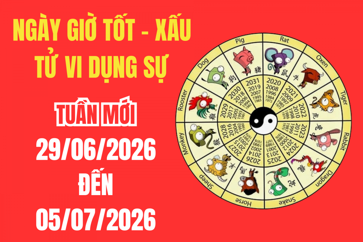 Xem ngày giờ tốt xấu tuần mới từ 29/6 – 5/7/2026 Lộ diện 3 ngày đại cát để khai trương, ký kết hợp đồng thu tài lộc bùng nổ!