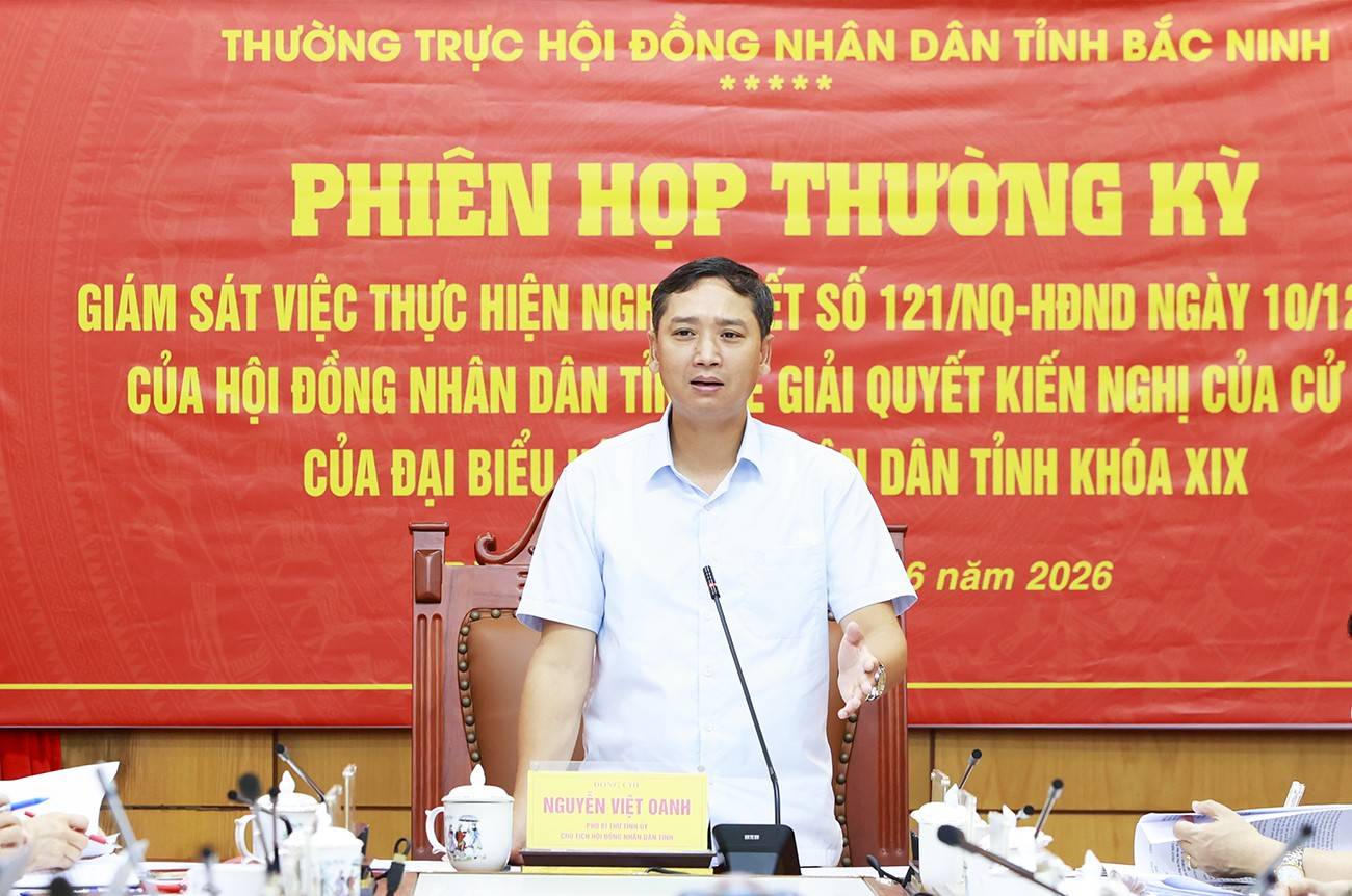 HĐND tỉnh Bắc Ninh tăng cường giám sát, nâng cao hiệu quả giải quyết kiến nghị của cử tri