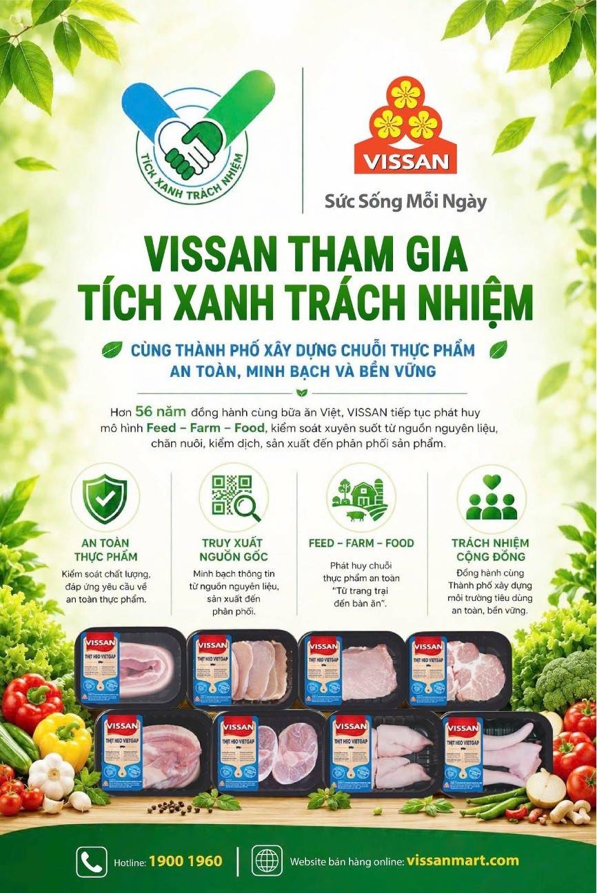 Ra mắt sản phẩm mới, VISSAN đồng hành cùng “Tick xanh trách nhiệm”