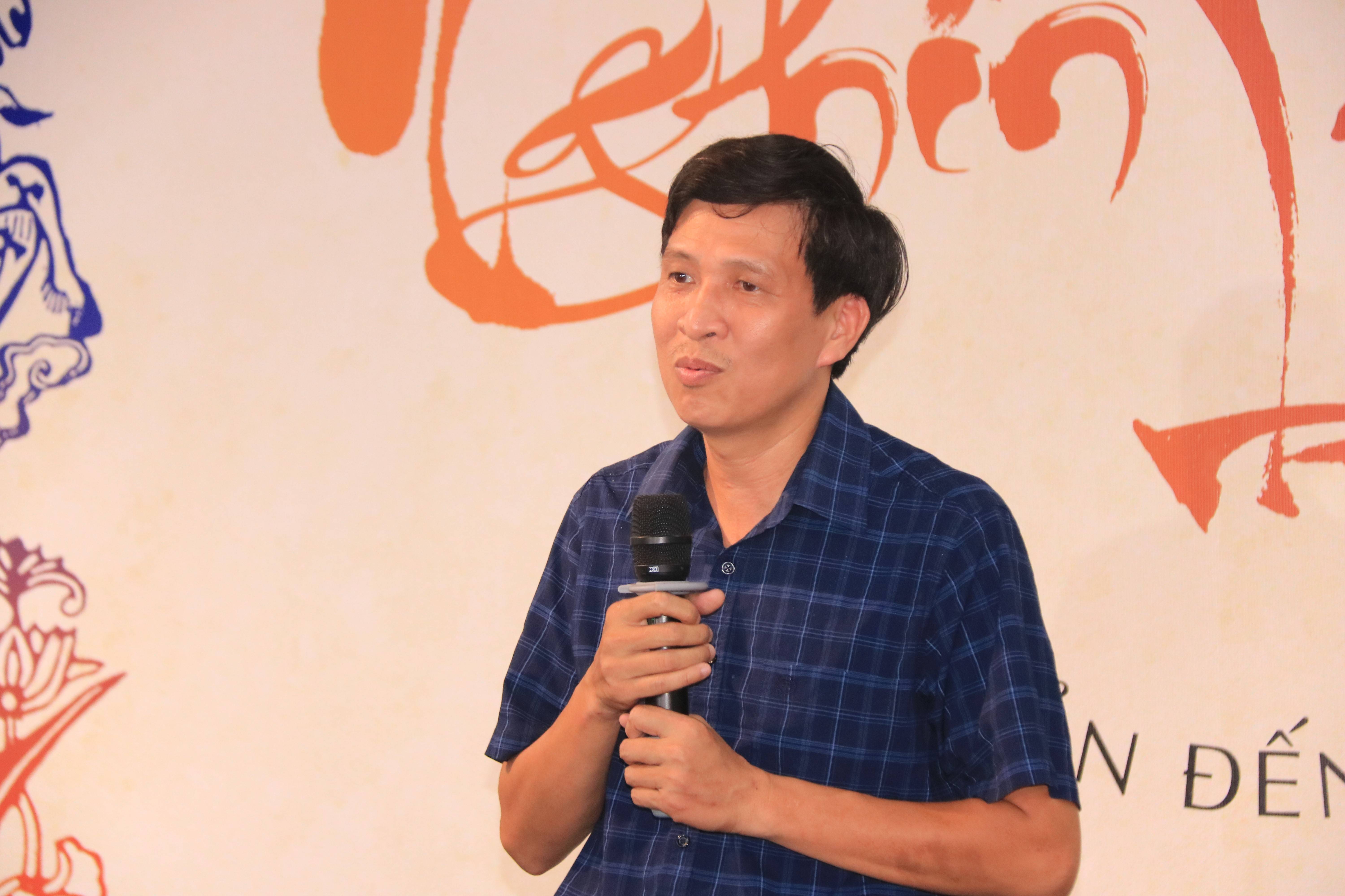 TS Phạm Thái Bình- Viện trưởng Viện nghệ Thuật - Trưởng khoa Thiết Kế Mỹ Thuật Trường ĐH Kiến Trúc Hà Nội  Phát biểu