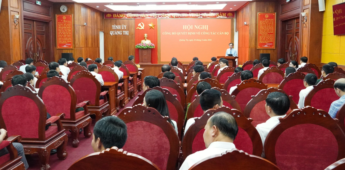 Quảng Trị công bố các quyết định điều động, chỉ định cán bộ cấp xã