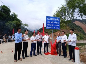 Lào Cai: Cầu Khe Trầu – Nhịp nối dân sinh, mở lối phát triển vùng quế Mỏ Vàng