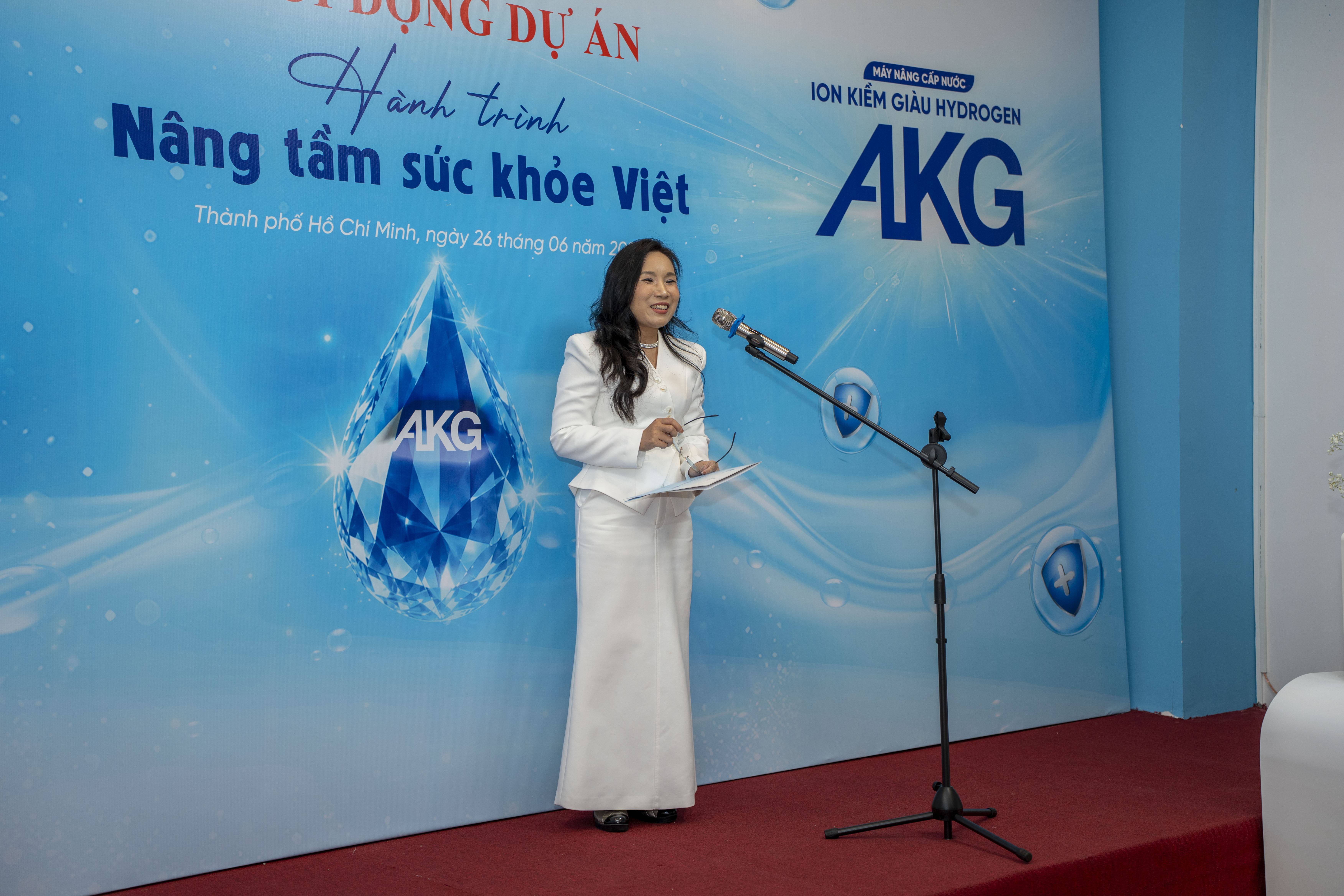 Bà Nguyễn Thị Kim Thoa – Chủ tịch Hội đồng quản trị kiêm Tổng Giám đốc An Khang Group phát biểu khai mạc sự kiện