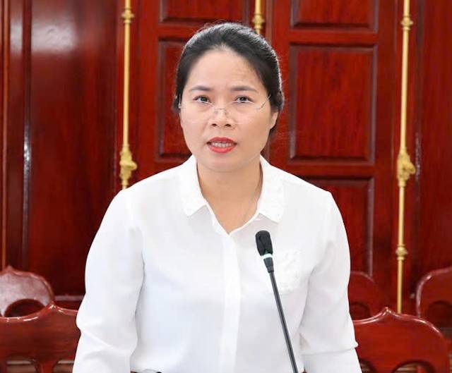 Đại diện nhóm nghiên cứu trình bày thuyết minh đề tài tại cuộc họp
