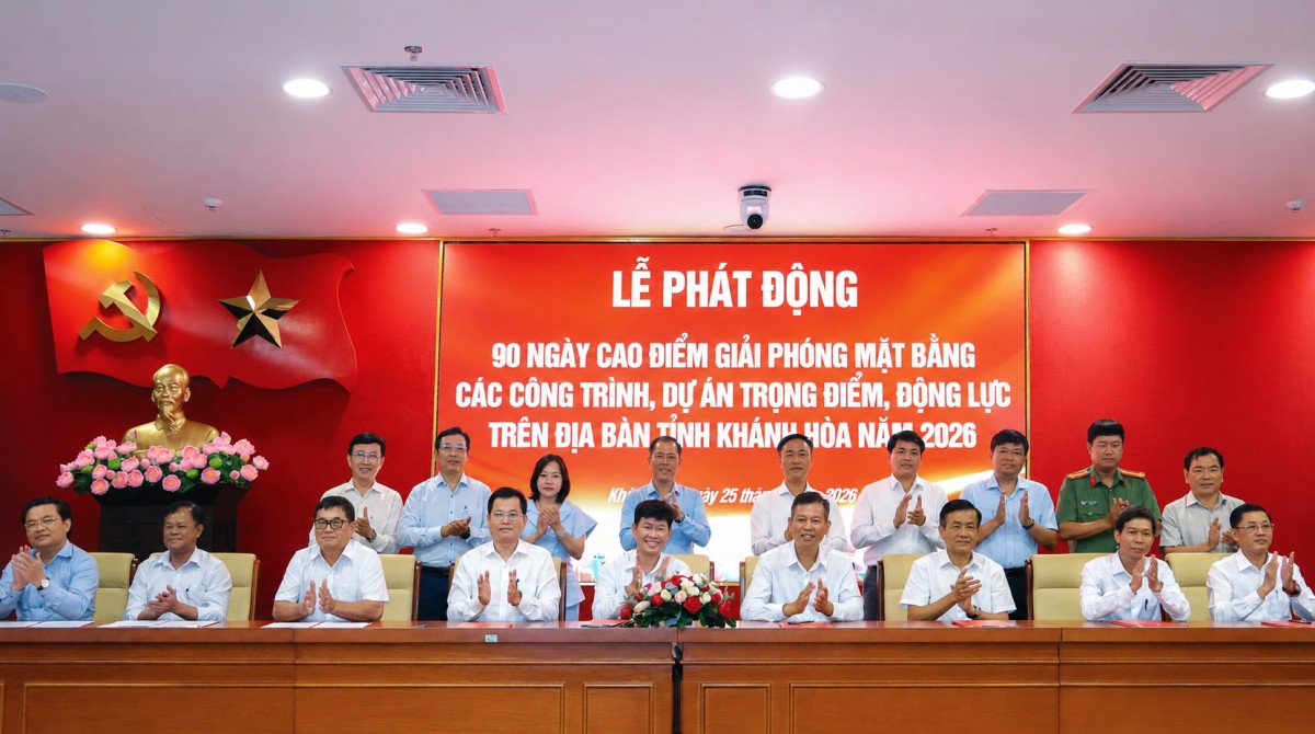 Khánh Hòa: Phát động đợt cao điểm 90 ngày giải phóng mặt bằng các dự án trọng điểm